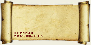 Jakov Štrbanović vizit kartica